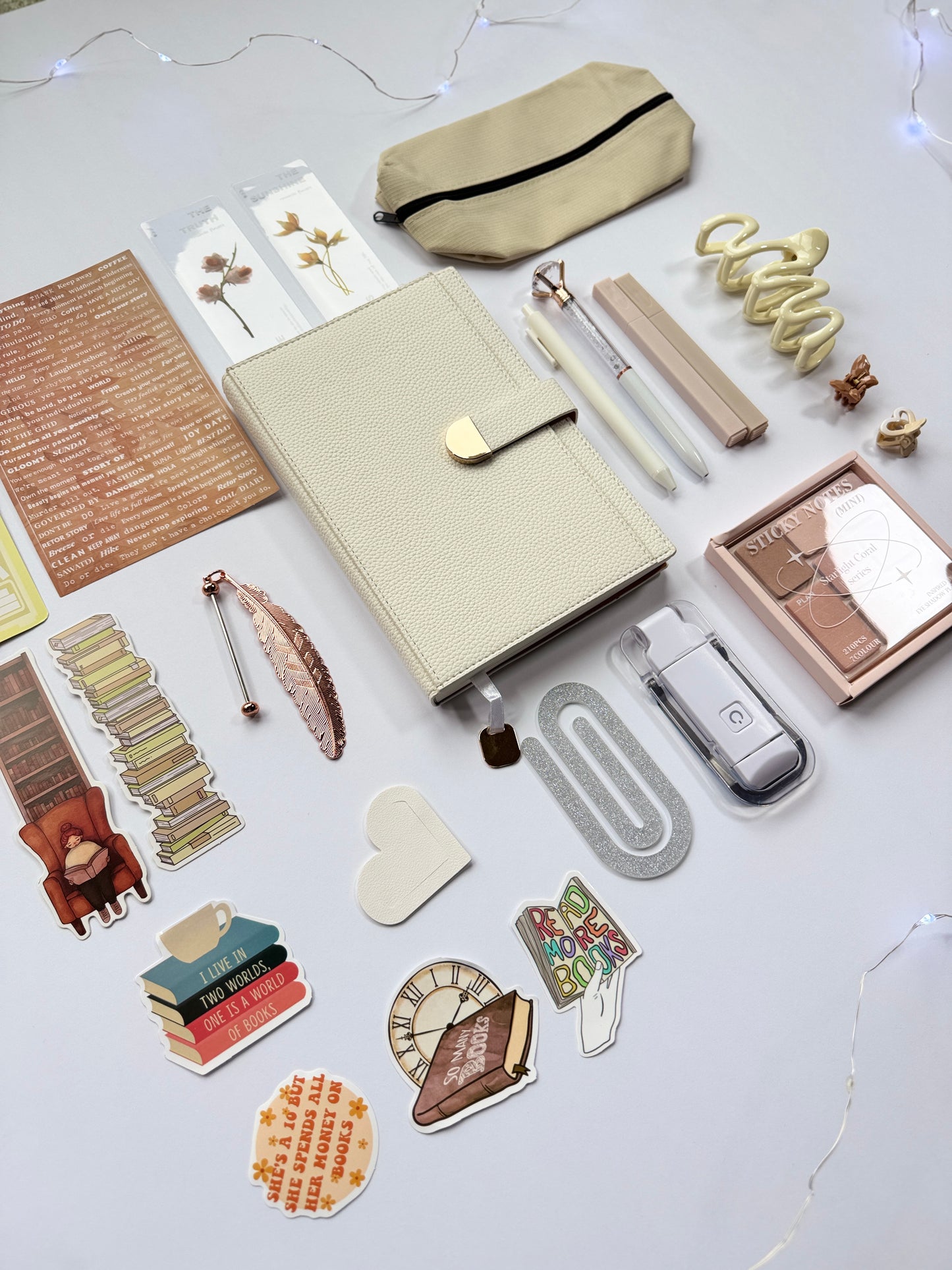 🤍 Bookish Bundle WHITE 🥥